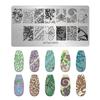 Fabricantes de Estilo Japonés Transfronterizos Suministran Tableros de Estampado para Uñas de Acero Inoxidable Plantillas de Transferencia para Impresión Pintada DIY Creatividad al por Mayor