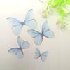 Mariposas de 2-5 cm, Varias Mariposas de Tul Artificial de una Sola Capa Multicolor, Accesorios de Joyería DIY, Accesorios de Mariposas para Ropa