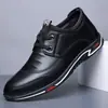 Otoño 2026 Nuevos Zapatos Casuales de Cuero para Hombre de Cuero Genuino Transpirables Piel Suave Suela Blanda Con Cordones Aumentadores de Altura Zapatos para Hombre 9713