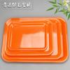 Plato Rectangular de Color Tipo Porcelana para Pan, Pastel, Cocina de Autor, Jardín de Niños, Melamina Plástica, Vaso de Agua, Bandeja para Comida Rápida de Hotel