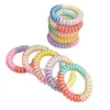 Comercio exterior color gel línea telefónica Anillo para el pelo combinación de colores cuerda para el pelo alta elasticidad cristal caramelo tres colores combinación cuerda para la cabeza funda de cuero