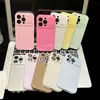 Capa de Celular Casual Macaron Cor Pura Janela Grande Adequada para iPhone17Promax Apple 16Pro Cobertura Total 15P