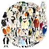 56 Nuevas Pegatinas de Dibujos Animados de Animales de Moda Transfronterizas en Ropa, Pegatinas Personalizadas de Motocicleta para Cuaderno, Sin Repetir