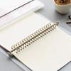 Fosco pp livro de folhas soltas estojo destacável B5A5 fichário simples livro de folhas soltas linha horizontal grade em branco dentro da página