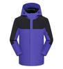 Chaqueta con Logo Estampado Ropa de Trabajo Forrada de Polar y Engrosada Tres en Uno Desmontable Chaqueta de Trabajo para Exteriores