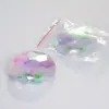 Rhinestones Transparentes de Fondo Puntiagudo Color Ab, Rhinestones Redondos Acrílicos Iridiscentes de 49.5 mm, Accesorios de Decoración para Escenas de Muebles DIY