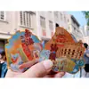 Imanes de Nevera Culturales y Creativos de Chaozhou, Shantou y Chaozhou, Souvenirs Turísticos del Pequeño Parque de la Isla Nanzhou, Imanes de Nevera de Chaozhou, Pastel de Durazno Rojo
