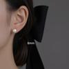 Brincos de Pérola Elegantes para Mulheres, Brincos de Luxo Novo Design 2025 Brincos com Pino de Prata 925