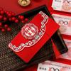 Sobre Rojo Plegable con Diseño Deslizante para Año Nuevo y Boda, Sobre de Regalo en Efectivo de Año Nuevo para Buena Suerte y Prosperidad, Puede Contener hasta 10,000