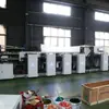 Máquina de Impresión Flexográfica Tipo Pétalo de Wenzhou Impresora Flexo de Cinco Colores Doble Cara Máquina Impresora de Etiquetas Autoadhesivas Pegatinas de Sellado para Llevar