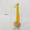 Folha de bambu seda e cetim martelo de saúde martelo de grama moxa pacote de material DIY massagem wuzi martelo de moxabustão bastão de palmas batidas meridiano