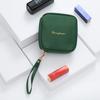 Bolsa Cosmética Simples Portátil para Batom Viagem Cosméticos Base Retoque Bolsa com Zíper para Armazenamento de Maquiagem em Estoque