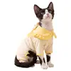 Ropa Nueva para Gatos 2026 para Otoño e Invierno, Abrigo Cálido de Terciopelo Alemán con Felpa 3D, Traje para Aire Acondicionado, Ropa para Perros Mascotas