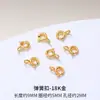 Corrente de Extensão de Pulseira Ajustável Preserva a Cor Preenchida com Ouro 18K Corrente de Cauda Colar de Pérolas Acessórios para Material DIY Corrente de Extensão de Joia