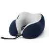 Almohada en Forma de U Espuma Viscoelástica Almohada para el Cuello Venta al por Mayor Portátil Hogar Viaje Almohada Cervical Almohada para Siesta en la Oficina Protección del Cuello Almohada en Forma de U
