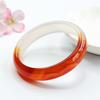 Pulseira de Ágata Vermelha Natural Gelatina de Lichia Calcedônia Gradiente Joias Transmissão ao Vivo Atacado Dropshipping S2042013