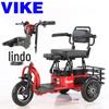 Carro Elétrico Dobrável Três Rodas Transfronteiriço para Lazer Mobilidade Cadeira Elétrica Carro a Bateria Carro para Deficientes Idosos Tração Traseira