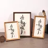 Porta-retrato estilo chinês com suporte de mesa item de exibição para montagem de caligrafia e pintura 5 polegadas 6 polegadas 7 polegadas 8 polegadas 10 polegadas a4 porta-retrato para pendurar na parede atacado