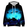 Sudaderas y sudaderas 3D de la serie navideña para hombre y mujer de otoño e invierno de 2023 Cross-borDer American KeiDo Amazon European anD American