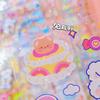 Stickers Ins Chica de Dibujos Animados Mascota Linda Stickers Decorativos para Teléfono Móvil Material para Collage DIY Stickers Creativos para Agenda Papelería para Niña