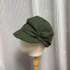 Sombrero de Pescador Coreano al por Mayor 2026 Nuevo con Pliegues Laterales Ala Suave Protección Solar para Mujer Otoño Invierno Casual Adelgazante Facial Sombrero de Equitación
