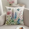 Funda de Almohada de Girasol, Extraíble y Lavable, Decoración del Hogar, Funda Cuadrada para Cojín de Sofá, Transfronterizo