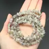 Pulsera de Piedra Cruda de Grava de Ágata Cristalina Desmagnetizada con Cuentas de Piedra Asimétrica Perforada Accesorios de Joyería DIY 5-8mm