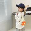 Bolso para niños, moderno y moderno, con letras en contraste de colores, estilo occidental, bandolera de nailon para bebés pequeños.