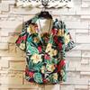 Camisa de verano 2024 para hombre, nueva camisa informal holgada, juvenil, multicolor, ropa transfronteriza para hombre