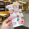Grampos de Cabelo de Tecido Outono e Inverno Presilhas de Laço de Bebê Grampos de Cabelo Versáteis Totalmente de Tecido Presilhas Laterais de Bebê Acessórios de Cabelo para Meninas