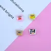 Mini Desenho Animado Leite Miniatura Comida Brinquedo Resina Acessórios DIY Cola Creme Grampo de Cabelo Brilhante Resina Enfeites Acessórios