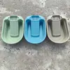 Bacia com Tábua de Lavar de Plástico Grande para Venda por Atacado em Dormitórios de Estudantes, Bacia de Plástico Integrada com Porta-Sabão, em Estoque