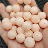 Raiz de Lótus Rosa Contas Redondas Jade Contas Soltas diy Pulseira Colar Acessórios de Joias Contas Rosa Claro Contas Artesanais Venda por Atacado