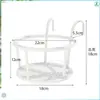 Gancho para Barandilla de Balcón Colgador para Macetas Colgante Antirrobo Estante de Almacenamiento para Colgar en Ventana Soporte para Flores Soporte de Hierro para Exterior en Repisa de Ventana