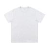 Playera de manga corta y cuello redondo de algodón lavado de 190 gramos para hombre, color sólido, básica, con logotipo estampado personalizado, camisa cultural, impresión al por mayor