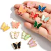 Acessórios para Joias DIY de Liga Acrílico Placa Diamante Borboleta Colorida Pingente Pulseira Colar Brincos Pingente