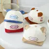 Gorra de Borde Suave con Pico de Pato para Niños HiHello Oreja de Oso Gorra de Béisbol para Bebés Sombrilla para Niños Primavera y Otoño
