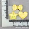 Accesorios para el Cabello, Accesorios para la Cabeza, Estrella de Cinco Puntas, Carcasa de Teléfono Móvil DIY, Accesorios de Resina de Corazón para Niños, Paquete de Materiales para Pasador de Pelo de Pegamento Crema