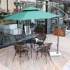 Cadeiras de jantar para exterior, bancos de pátio, cadeiras individuais, cadeiras de lazer, cadeiras de vime para ar livre, cadeiras de vime para jardim, cadeiras de varanda para exterior para cafés e casas de chá