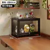 Vitrina para el Hogar para Figuras, Gabinete de Almacenamiento de Piso de Acrílico para Modelos de Juguete Lego con Luces y Cerradura, Vitrina Transparente