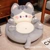 Serie Gato Abrazable Gato de Panza Sofá Pequeño Perezoso Futón Tatami Cojín Pouf Integrado con Respaldo Ventana Saliente de Dormitorio