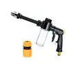 Suministros del Fabricante Pistola de Espuma Negra Mango Grueso T2, Pistola Pulverizadora para Riego de Flores, Pistola de Agua para Lavado de Autos de Alta Presión, Boquilla Pulverizadora para el Hogar, Pulverizador de Jardinería