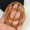 Pulsera de cuentas de cristal Pab de torre amarilla de Brasil de corte recto natural, pulsera original DIY, cuentas antiguas, cuentas dispersas, accesorios, cuentas