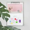 Pegatinas de Etiquetado para Oficina, Etiquetas Autoadhesivas, Marcadores de Tamaño, Pegatinas Triangulares, Pegatinas de Marcado Multicolor, Pegatinas para Horario