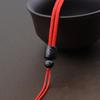Pingente Ébano Retrô Cordão de Pingente Colar Ajustável com Corda Pingente de Corda para Pendurar no Pescoço Pingente de Jade Pingente de Jade