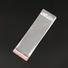 Material DIY para Pendientes Agujero para Colgar Bolsas Transparentes de OPP Pequeñas, Medianas, Grandes Tamaños Bolsas para Empaque de Pulseras Collares Múltiples Especificaciones 200 Piezas por Paquete