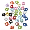 Hebilla de Figura de Ocho Lacada en Acrílico, Volantes Sueltos con Forma de Corazón de Bádminton para Pulsera DIY Hecha a Mano, Collar, Decoración de Joyería, Accesorios