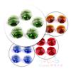 Cuentas octogonales de 14 mm con doble agujero, cristal de vidriera, colgante, decoración de boda, cortina de cuentas DIY, accesorios para cortinas, cuentas sueltas