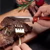 Cuchillo de Comer Carne Mongol Personalizado, Cuchillo para Fruta de Cocina Casera, Cuchillo para Barbacoa, Cuchillo para Filete Occidental, Mango de Acero Inoxidable para Carne