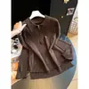 Nuevo Suéter de Punto con Media Cremallera para Mujer Otoño/Invierno 2026, Casual, Sencillo, Adelgazante, Versátil Top de Manga Larga